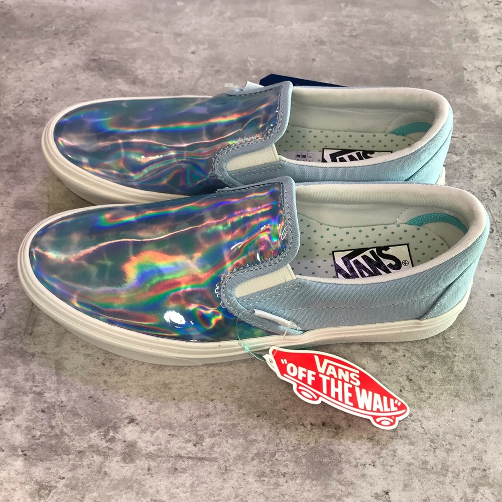 Vans ComfyCush Slip-On (Blue & White) Autism Awareness Collection